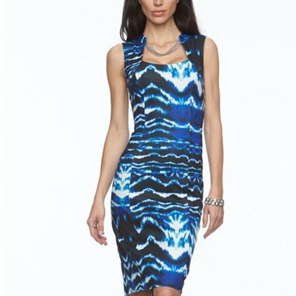 BRAND NEW WOMEN'S JENNIFER LOPEZ CHAIN BODYCON DRESS - Picture 1 of 12